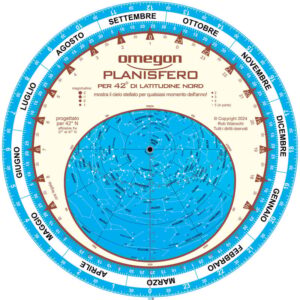 Omegon Planisfeer Sterrenkaart (Italiaans)