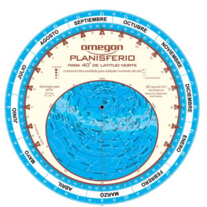 Omegon Planisfeer Sterrenkaart (Spaans)