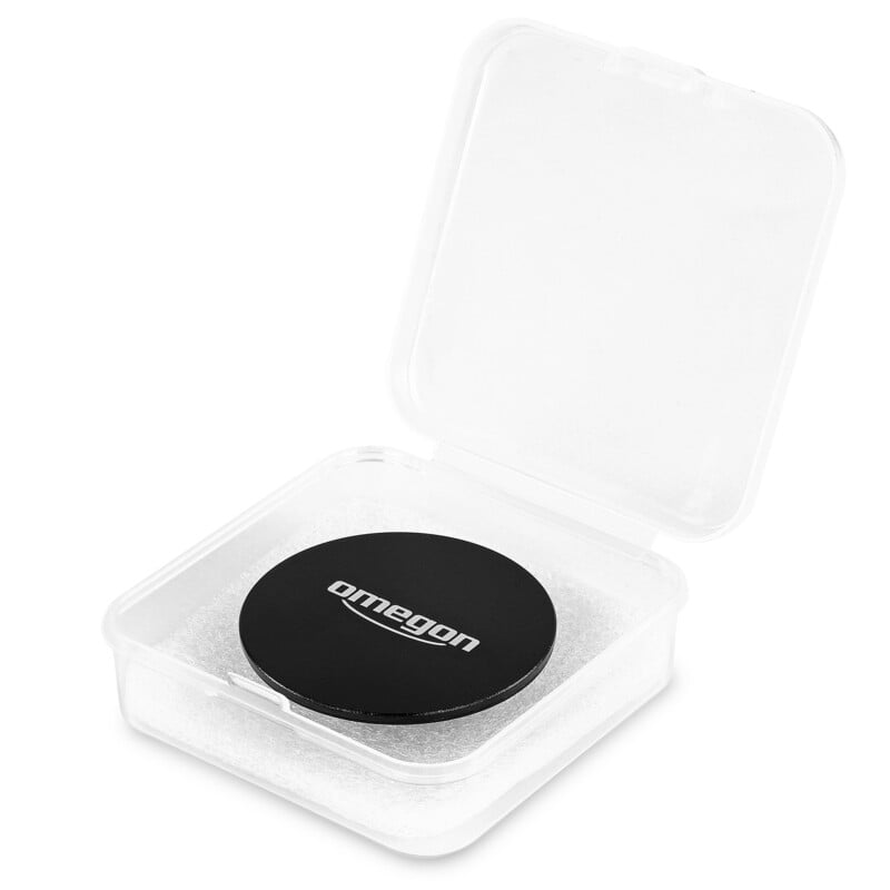 Omegon Stofkap voor Seestar S50 1 Omegon Stofkappen Afdekkap voor Seestar S30 2 Omegon Stofkappen Afdekkap binnenzicht met randstructuur en magnetische bevestiging