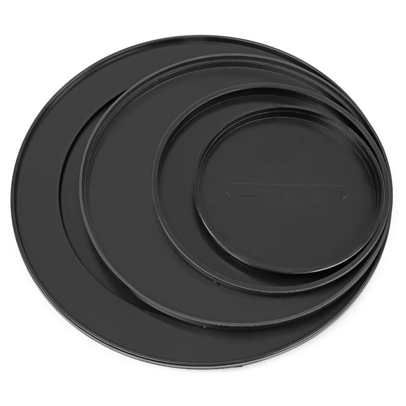 Omegon Stofkappen voor 150 mm OTA (Optische Buis) 2 Omegon Stofkappen Stofkap voor 6 OTA Omegon Stofkappen overzicht van verschillende formaten kunststof doppen in serieschakeling