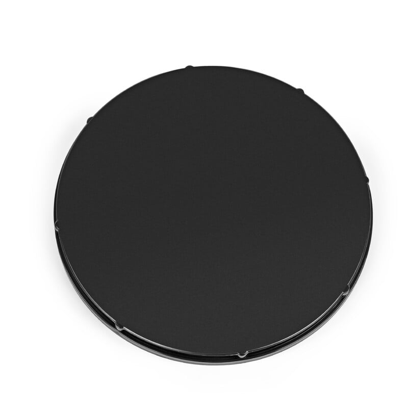 Omegon Stofkappen voor 203 mm OTA (Optische Buis) 1 Omegon Stofkappen Stofkap voor 8 OTA 1 Omegon Stofkappen stofkap 8 inch bovenaanzicht met zicht op griprand en matte kunststof afwerking