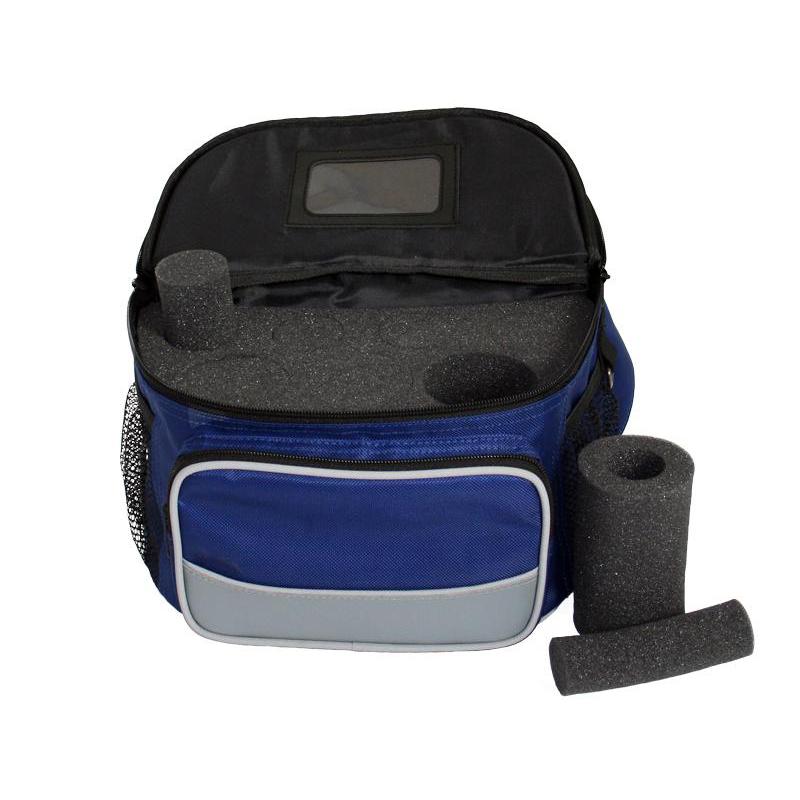 Omegon Hip Bag for Eyepieces and Filters (Padded) 2 Omegon Transport Bag Hip Bag for Eyepieces Omegon Hip Bag Transport bag with open lid and view foam padding for eyepieces and accessories