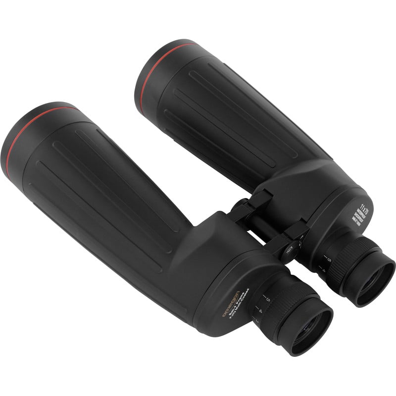 Omegon Argus Binoculars 11x70 2 Omegon Binoculars Argus 11x70 2 Omegon Binoculars Argus 11x70 rear view of rugged rubber housing and large eyepieces