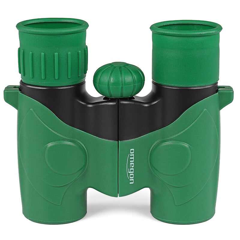 Omegon Curiosity Binoculars 8x21 2 Omegon Binoculars Curiosity 8x21 4 Omegon Curiosity Binoculars 8x21 top view with wide adjustable eye relief and dial