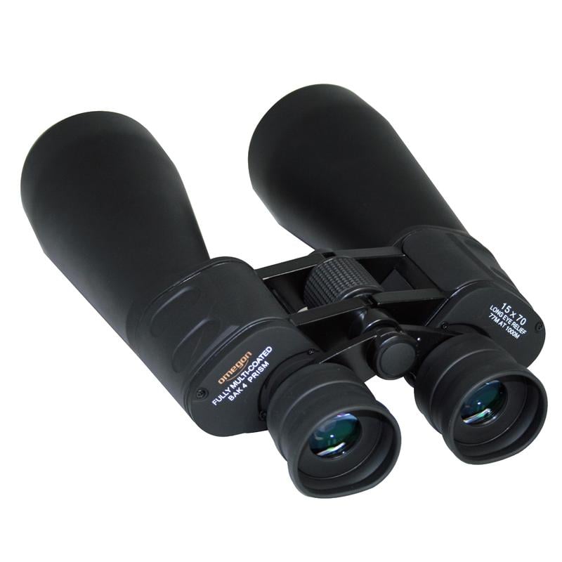 Omegon Nightstar Binoculars 15x70 1 Omegon Binoculars Nightstar 15x70 4 Omegon Nightstar Binoculars clear multi-coated lenses shown at an angle