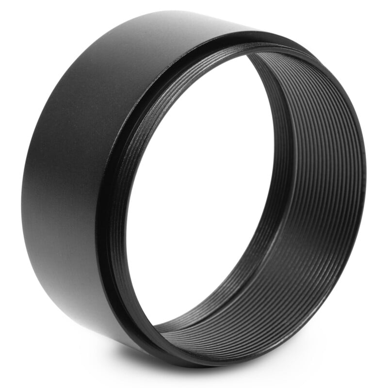 Omegon Verlenghuls Voor 2 Inch-Crayford-Focuser 1 Omegon verlenghuls voor 2 inch Crayford focuser 1 Omegon verlenghuls zijaanzicht met duidelijke weergave van de interne schroefdraad