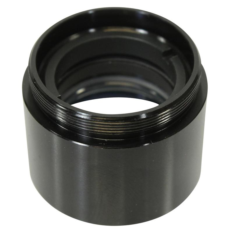 Omegon 2x Glass Path Corrector for Binoviewers (31.8 mm) 2 Omegon Path Corrector for Binoviewers 1 25 Omegon road corrector 2x top view with internal thread and optical elements