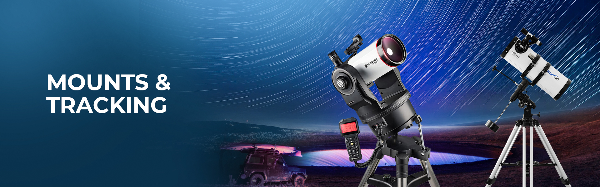 telescope mounts, telescope tripods