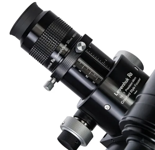 Levenhuk Ra 250N Dobson angled view showing the optical tube and mount