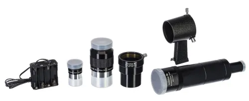 Levenhuk Ra 250N Dobson kit eyepieces and finder scope accessories