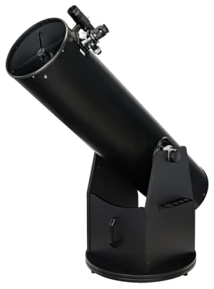 Levenhuk Ra 300N Dobson Newtonian reflector with Dobsonian mount and optical finder on a white background