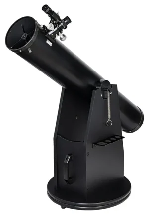Levenhuk Ra 150N Dobson Newtonian reflector with Dobsonian mount and optical finder on a white background