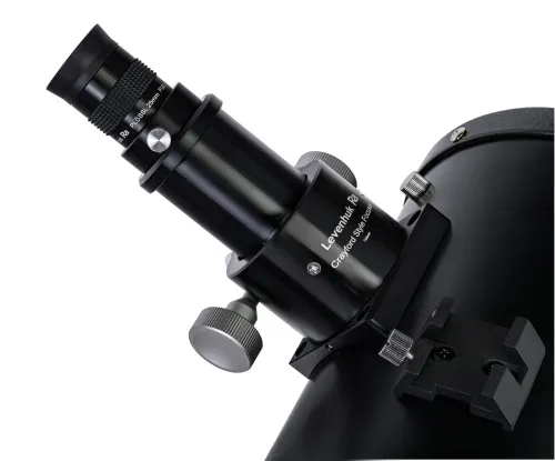 Levenhuk Ra 150N Dobson close-up of the focuser and eyepiece area