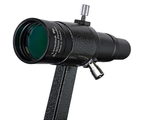 Levenhuk Ra 150N Dobson close-up of the optical finder scope
