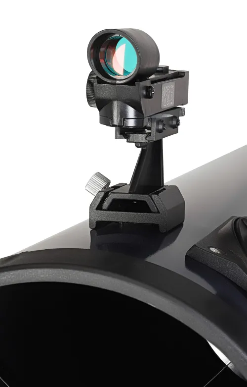 Levenhuk New Skyline PLUS 6 inch close-up of Dobsonian mount base and adjustment