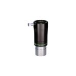 TeleVue Barlow lens 5x Powermate 1,25" zwarte TeleVue Powermate 5x barlowlens met 1,25 inch telescoopaansluiting, klemring met stelschroef en groene Powermate-opdruk op witte achtergrond