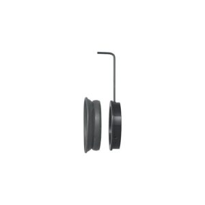 TeleVue DIOPTRX adapter, voor alle Nagler type 6 oculairs zwarte Dioptrx adapterringen met inbussleutel op witte achtergrond