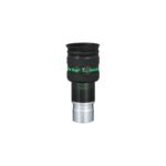 TeleVue DeLite oculair, 7mm, 1,25" productfoto van het 1,25 inch DeLite 7 mm oculair met groene opdruk en geribbelde grip op witte achtergrond