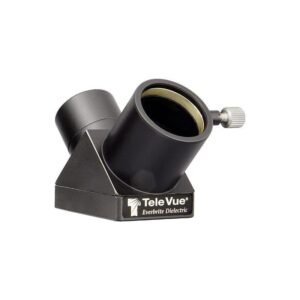 TeleVue Everbrite zenitspiegel, 90°, 1,25" 90 graden dielectric spiegel-diagonaal met 1,25 inch telescoop- en oculairaansluiting en klemring op zwarte behuizing