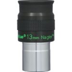 TeleVue Nagler oculair, type 6, 13mm, 1,25" close-up van het 1,25 inch oculair met geribbelde grip en groene “13 mm Nagler” opdruk
