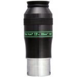 TeleVue Oculair Ethos 17mm 2" close-up van het zwarte Ethos 17 mm oculair met groene 100° opdruk en geribbelde gripring