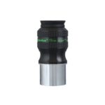 TeleVue Oculair Nagler Typ 7 19 mm 82° productfoto van het Nagler Type 7 19 mm oculair met groene opschriftring en zilverkleurige 2 inch vatting op witte achtergrond