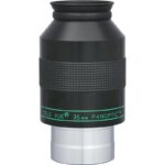 TeleVue Oculair Panoptic 35mm 2" productfoto van het 2 inch Panoptic 35 mm oculair met geribbelde grip en groene Panoptic-opdruk op witte achtergrond