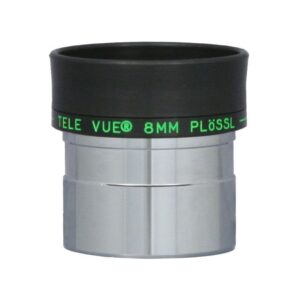 TeleVue Plössl 8mm – 50° 1,25" Oculair wordt geleverd met hoogwaardige multicoating, comfortabele oogschelp en filterdraad. Ideaal voor scherpe observaties van planeten, dubbelsterren en deep-skyobjecten.