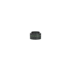TeleVue PMT-2200 T-ring adapter zwarte T2-adapterring voor 2x Powermate 2 inch met groene opdruk op witte achtergrond