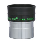 TeleVue Plössl-oculair, 11mm, 1,25" productfoto van het 1,25 inch Plössl 11 mm oculair met groene Tele Vue opdruk op zwarte behuizing