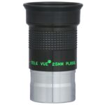 TeleVue Plössl-oculair, 25mm, 1,25" close-up van het 1,25 inch Plössl 25 mm oculair met geribbelde grip en groene Tele Vue opdruk