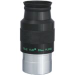 TeleVue Plössl-oculair, 55mm, 2" close-up van het 2 inch Plössl 55 mm oculair met geribbelde grip en groene Tele Vue opdruk