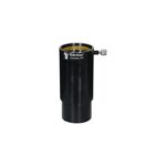 TeleVue Verlengstuk 3,5 inch zwart cilindervormig verlengstuk met TeleVue-logo, messingkleurige binnenring en zijklem met duimschroef op een witte achtergrond.